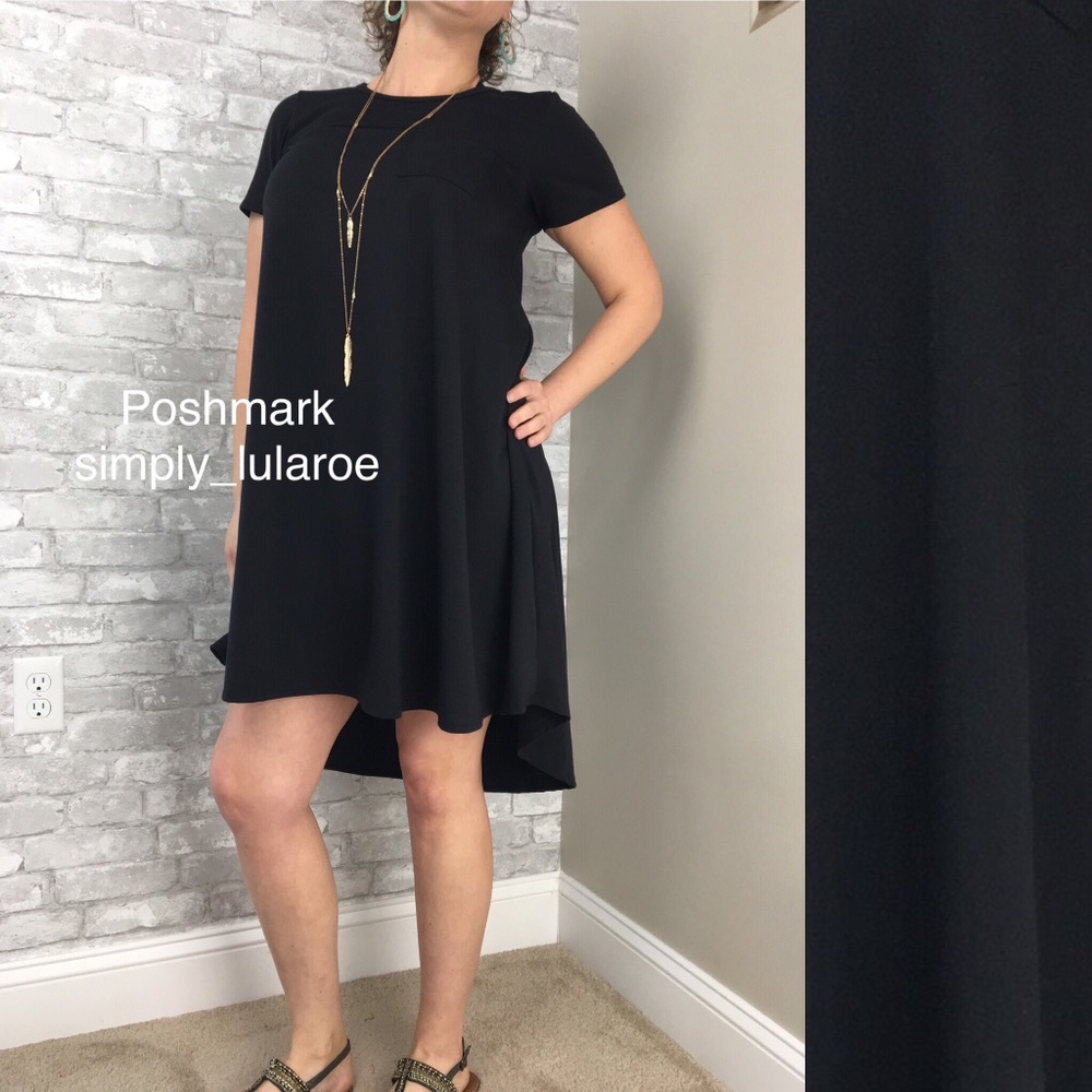 LuLaRoe Solid Black Carly - Picture 4 of 4